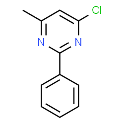 ChemSpider 2D Image | 4-Chloro-6-methyl-2-phenylpyrimidine | C11H9ClN2