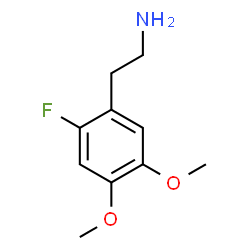 ChemSpider 2D Image | 2-(2-Fluoro-4,5-dimethoxyphenyl)ethanamine | C10H14FNO2