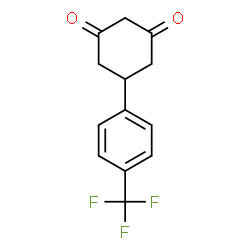 ChemSpider 2D Image | 1,3-Cyclohexanedione, 5-[4-trifluoromethylphenyl]- | C13H11F3O2