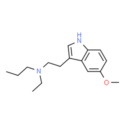 ChemSpider 2D Image | 5-METHOXY-N-ETHYL-N-PROPYLTRYPTAMINE | C16H24N2O
