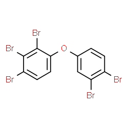 ChemSpider 2D Image | 2,3,3',4,4'-PENTABROMODIPHENYL ETHER | C12H5Br5O