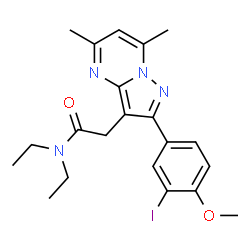 ChemSpider 2D Image | IODO-DPA-713 | C21H25IN4O2