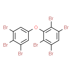ChemSpider 2D Image | 2,3,3',4',5,5',6-HEPTABROMODIPHENYL ETHER | C12H3Br7O