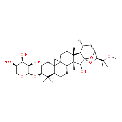 ChemSpider 2D Image | 25-O-methylcimigenol-3-O-?-D-xyloside | C36H58O9
