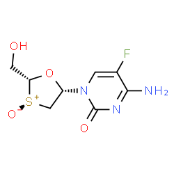 ChemSpider 2D Image | (S)-emtricitabine sulfoxide | C8H10FN3O4S