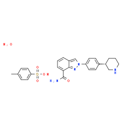 ChemSpider 2D Image | NIRAPARIB TOSYLATE MONOHYDRATE | C26H30N4O5S