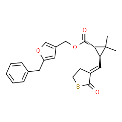 ChemSpider 2D Image | trans-(+/-)-kadethrin | C23H24O4S