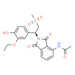 ChemSpider 2D Image | O-DEMETHYL APREMILAST | C21H22N2O7S