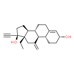 ChemSpider 2D Image | 3?-hydroxydesogestrel | C22H30O2