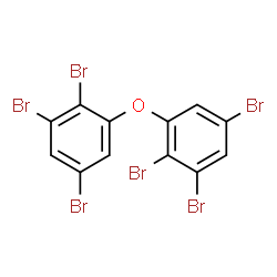 ChemSpider 2D Image | 1,1'-Oxybis(2,3,5-tribromobenzene) | C12H4Br6O