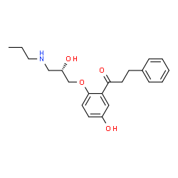 ChemSpider 2D Image | (S)-5-hydroxypropafenone | C21H27NO4