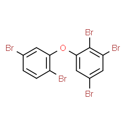 ChemSpider 2D Image | 2,2',3,5,5'-PENTABROMODIPHENYL ETHER | C12H5Br5O