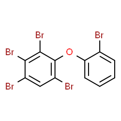 ChemSpider 2D Image | 2,2',3,4,6-PENTABROMODIPHENYL ETHER | C12H5Br5O