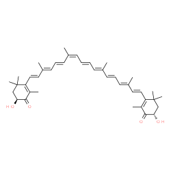 ChemSpider 2D Image | (13Z)-astaxanthin | C40H52O4