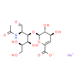 ChemSpider 2D Image | chondroitin disaccharide ?di-0S monosodium | C14H20NNaO11