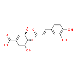 ChemSpider 2D Image | 4-Caffeoylshikimic acid | C16H16O8