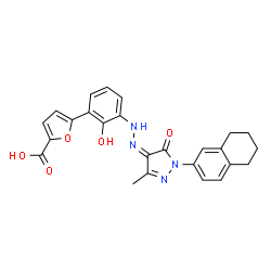 ChemSpider 2D Image | HETROMBOPAG | C25H22N4O5