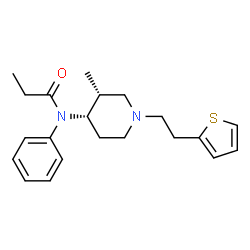 ChemSpider 2D Image | cis-3-methylthiofentanyl | C21H28N2OS