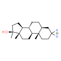 ChemSpider 2D Image | 3,3-azo-17?-methyl-5?-androstan-17?-ol | C20H32N2O
