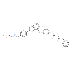 ChemSpider 2D Image | Glesatinib | C31H27F2N5O3S2