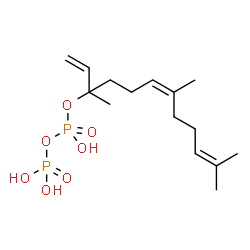 ChemSpider 2D Image | NEROLIDYL PYROPHOSPHATE, (6Z,3R)- | C15H28O7P2