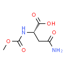 ChemSpider 2D Image | N?-methoxycarbonyl-L-asparagine | C6H10N2O5