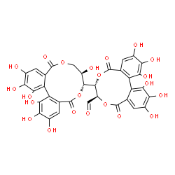 ChemSpider 2D Image | PLATYCARYANIN D | C34H24O22