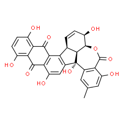 ChemSpider 2D Image | Rubellin B | C30H22O10