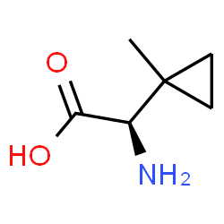 ChemSpider 2D Image | (R)-2-(1-methylcyclopropyl)glycine | C6H11NO2