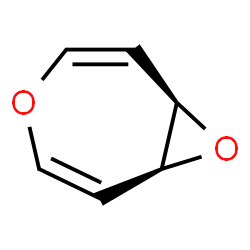 ChemSpider 2D Image | 4,8-Dioxabicyclo(5.1.0)octa-2,5-diene | C6H6O2