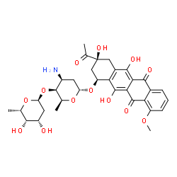 ChemSpider 2D Image | RUBOMYCIN M | C33H39NO13
