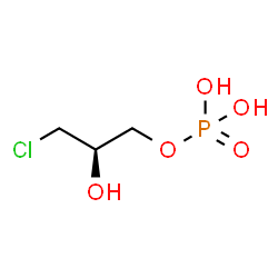 ChemSpider 2D Image | (R)-?-chlorohydrin-1-phosphate | C3H8ClO5P