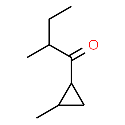 ChemSpider 2D Image | 2-Methyl-1-(2-methylcyclopropyl)-1-butanone | C9H16O