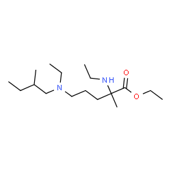 ChemSpider 2D Image | Ethyl N~2~,N~5~-diethyl-2-methyl-N~5~-(2-methylbutyl)ornithinate | C17H36N2O2