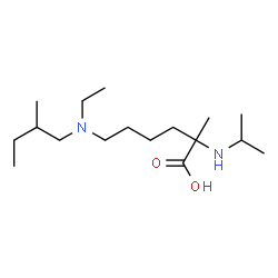 ChemSpider 2D Image | N~6~-Ethyl-N~2~-isopropyl-2-methyl-N~6~-(2-methylbutyl)lysine | C17H36N2O2