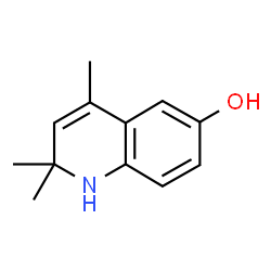 ChemSpider 2D Image | 2,2,4-Trimethyl-1,2-dihydro-6-quinolinol | C12H15NO