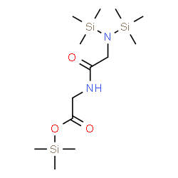 ChemSpider 2D Image | Trimethylsilyl N,N-bis(trimethylsilyl)glycylglycinate | C13H32N2O3Si3