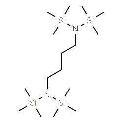 ChemSpider 2D Image | N,N,N',N'-Tetrakis(trimethylsilyl)-1,4-butanediamine | C16H44N2Si4
