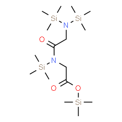 ChemSpider 2D Image | Trimethylsilyl N,N-bis(trimethylsilyl)glycyl-N-(trimethylsilyl)glycinate | C16H40N2O3Si4