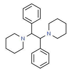 ChemSpider 2D Image | Ethane, 1,2-Diphenyl-1,2-di(1-piperidyl)- | C24H32N2