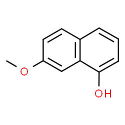 ChemSpider 2D Image | 7-Methoxy-1-naphthol | C11H10O2
