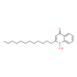 ChemSpider 2D Image | 2-Dodecyl-1-hydroxy-4(1H)-quinolinone | C21H31NO2