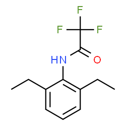 ChemSpider 2D Image | N-(2,6-Diethylphenyl)-2,2,2-trifluoroacetamide | C12H14F3NO