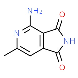 ChemSpider 2D Image | 4-Amino-6-methyl-1H-pyrrolo[3,4-c]pyridine-1,3(2H)-dione | C8H7N3O2