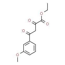 ChemSpider 2D Image | Ethyl 4-(3-methoxyphenyl)-2,4-dioxobutanoate | C13H14O5