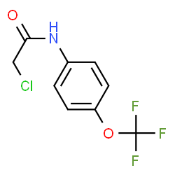 ChemSpider 2D Image | 2-Chloro-N-[4-(trifluoromethoxy)phenyl]acetamide | C9H7ClF3NO2