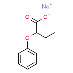 ChemSpider 2D Image | Sodium 2-phenoxybutanoate | C10H11NaO3