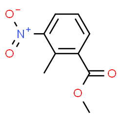 ChemSpider 2D Image | Methyl 3-nitro-o-toluate | C9H9NO4