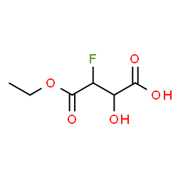 ChemSpider 2D Image | 4-Ethoxy-3-fluoro-2-hydroxy-4-oxobutanoic acid | C6H9FO5