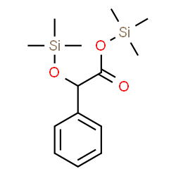 ChemSpider 2D Image | Trimethylsilyl phenyl[(trimethylsilyl)oxy]acetate | C14H24O3Si2